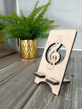 Load image into Gallery viewer, Music Note Phone Stand